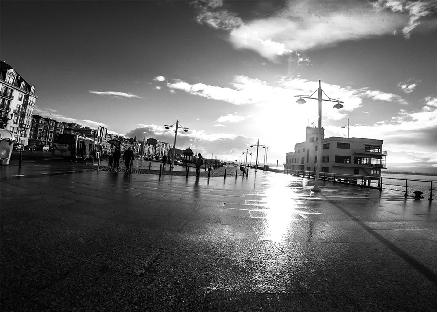 Cuadro Santander - Paseo Pereda y Puertochico