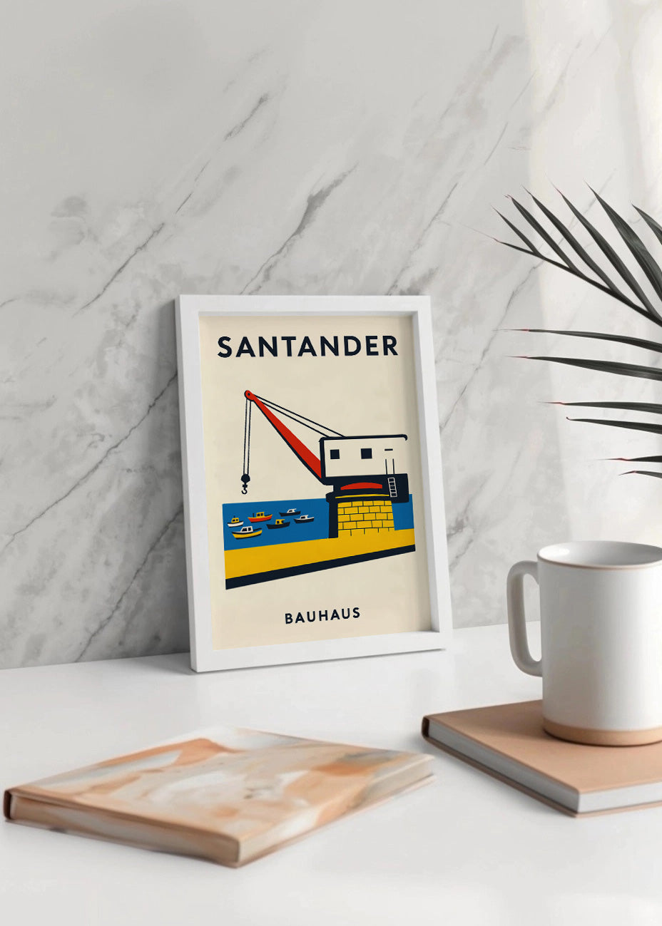 Cuadro Santander Poster Bauhaus