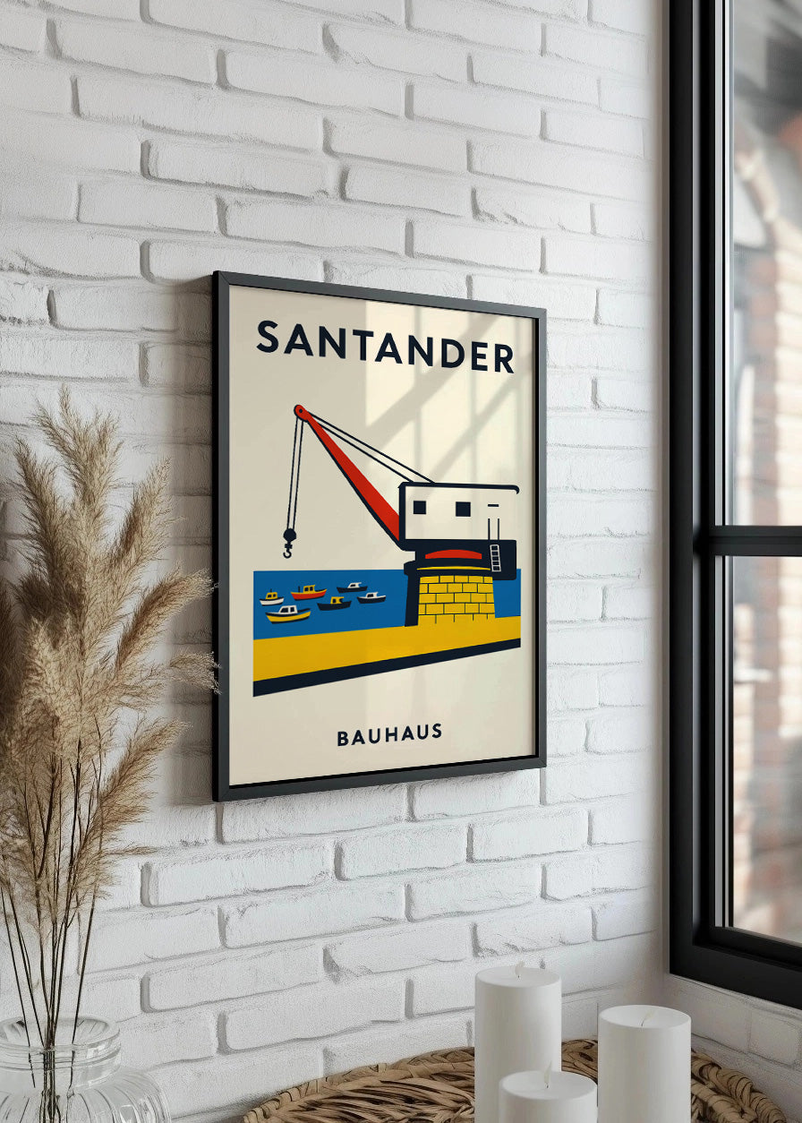 Cuadro Santander Poster Bauhaus