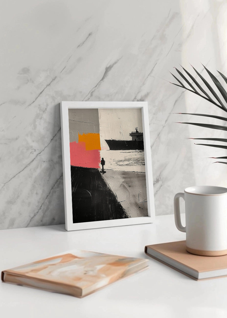 Cuadro El puerto del mar Cantábrico