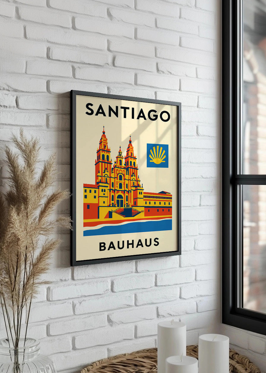 Cuadro Santiago Poster Bauhaus