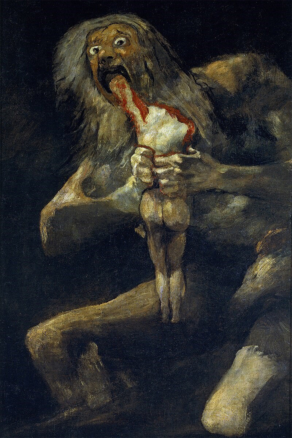 Cuadro de Saturno devorando a su hijo (Francisco de Goya) - Fine Artic