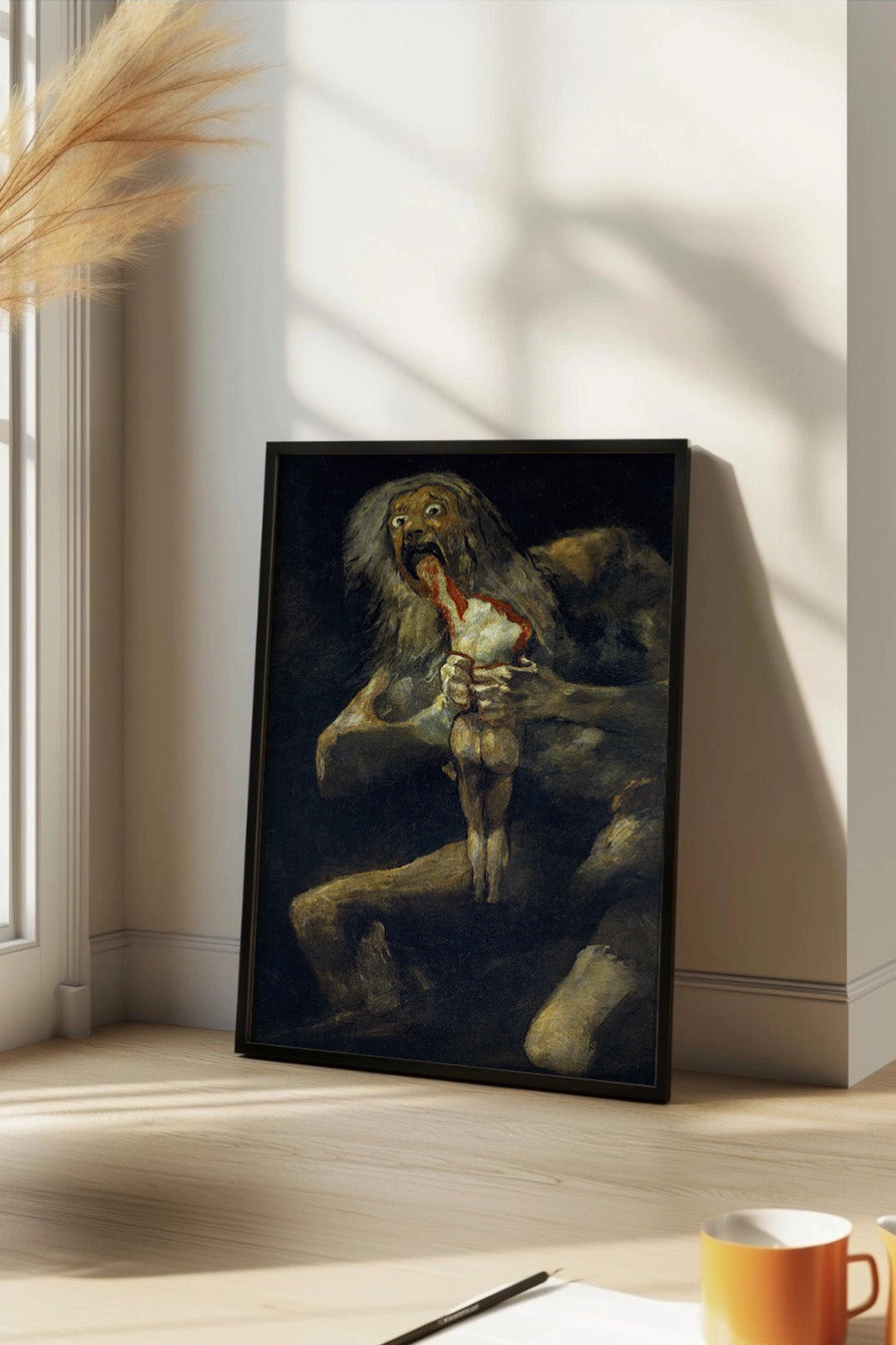 Cuadro de Saturno devorando a su hijo (Francisco de Goya) - Fine Artic