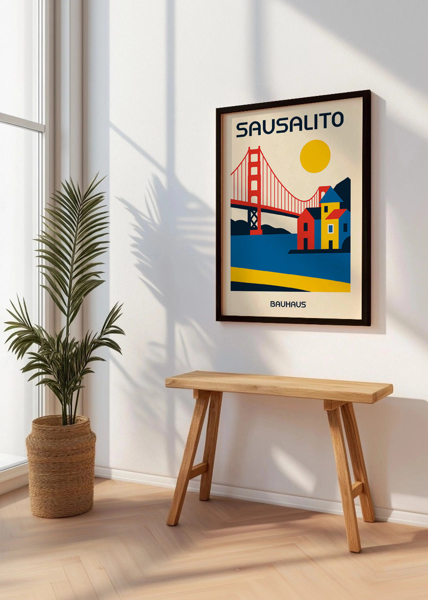 Cuadro Sausalito Poster Bauhaus