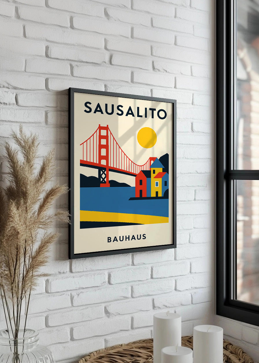 Cuadro Sausalito Poster Bauhaus