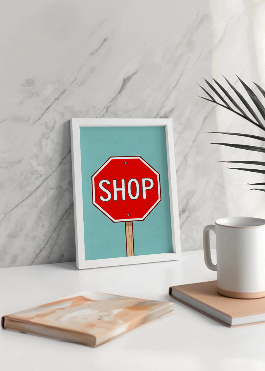 Cuadro Señal de Shop