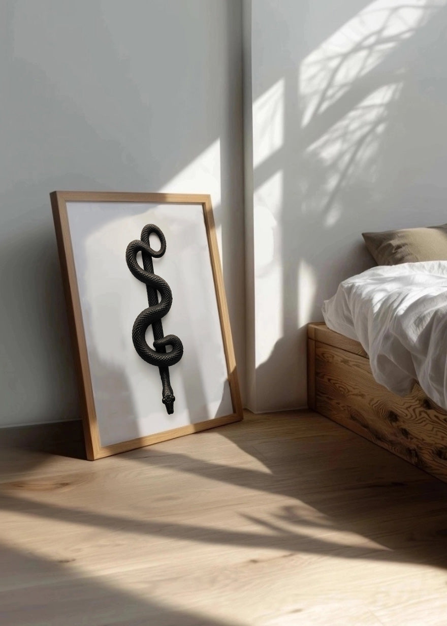 Cuadro Serpiente de farmacia