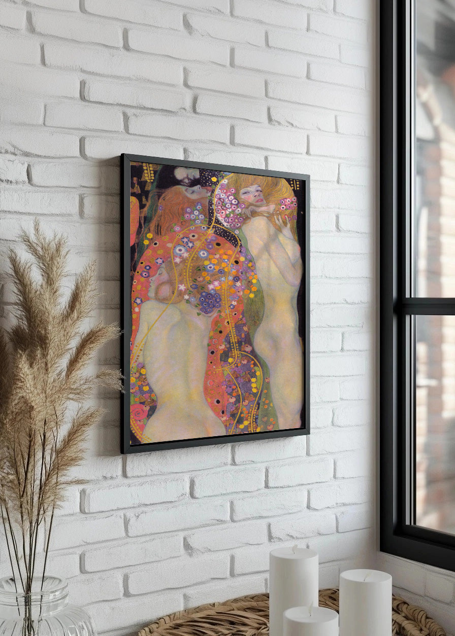 Cuadro Serpientes de agua II (Gustav Klimt)