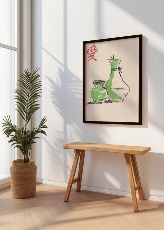 Cuadro Shake estilo japonés