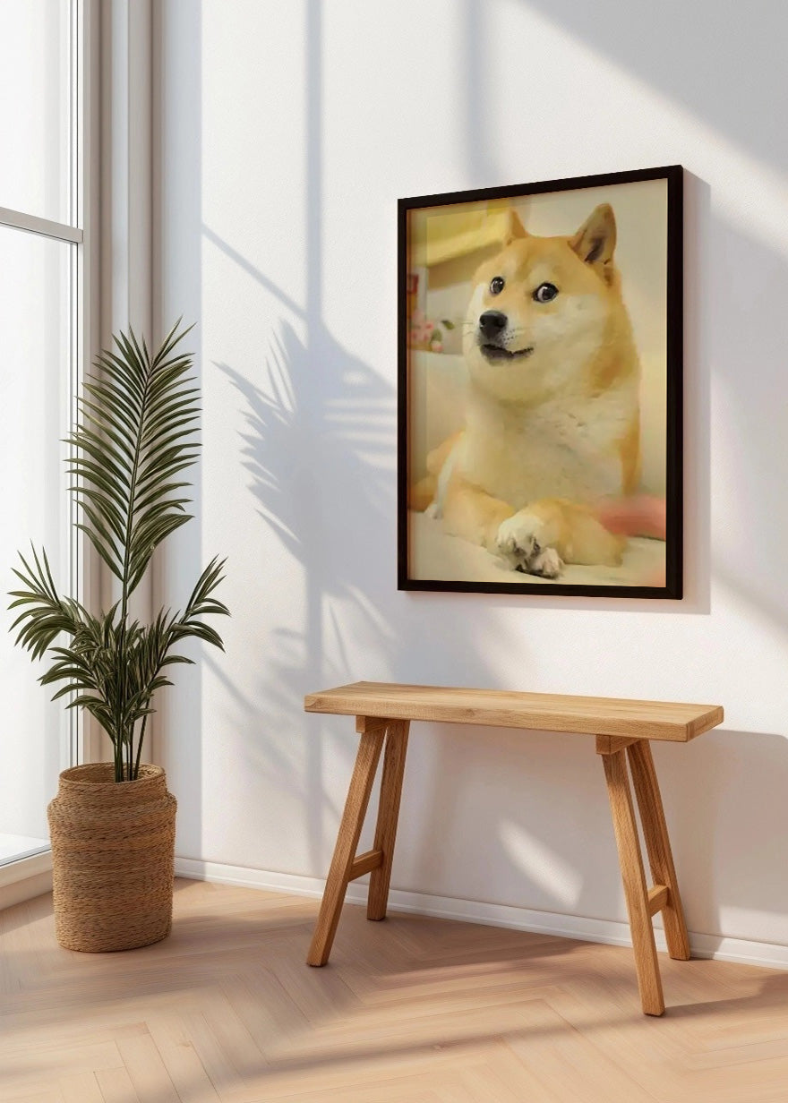 Cuadro Shiva Perro Doge