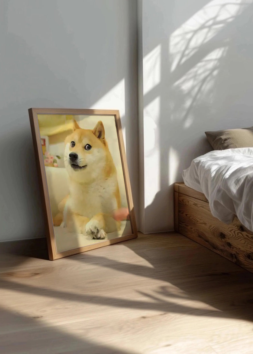 Cuadro Shiva Perro Doge