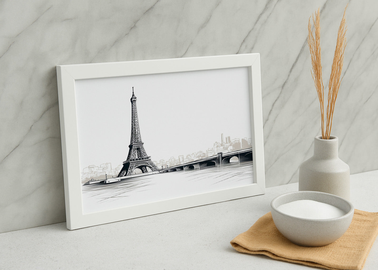 Cuadro Si Eiffel tuviera puente