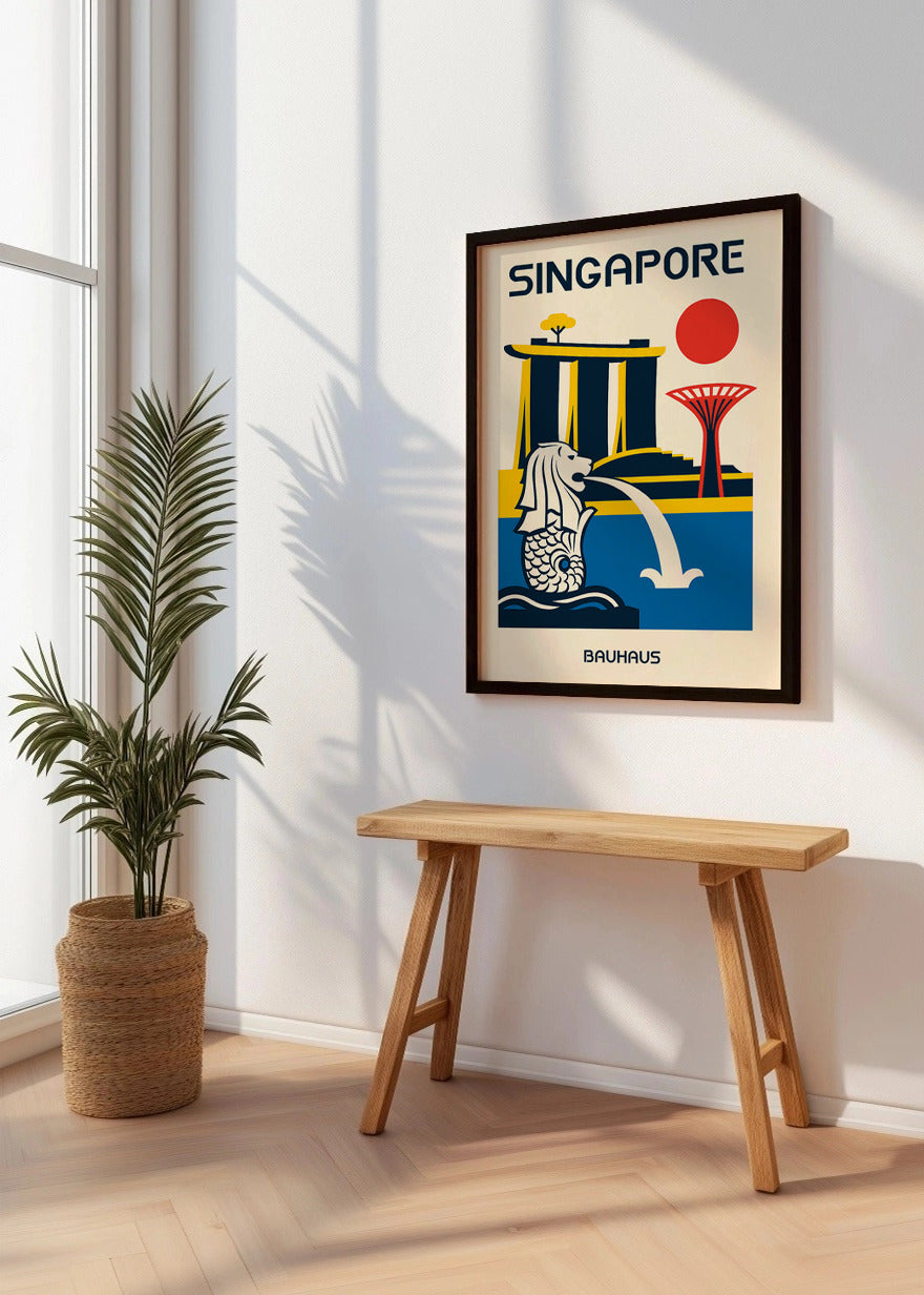 Cuadro Singapore Poster Bauhaus