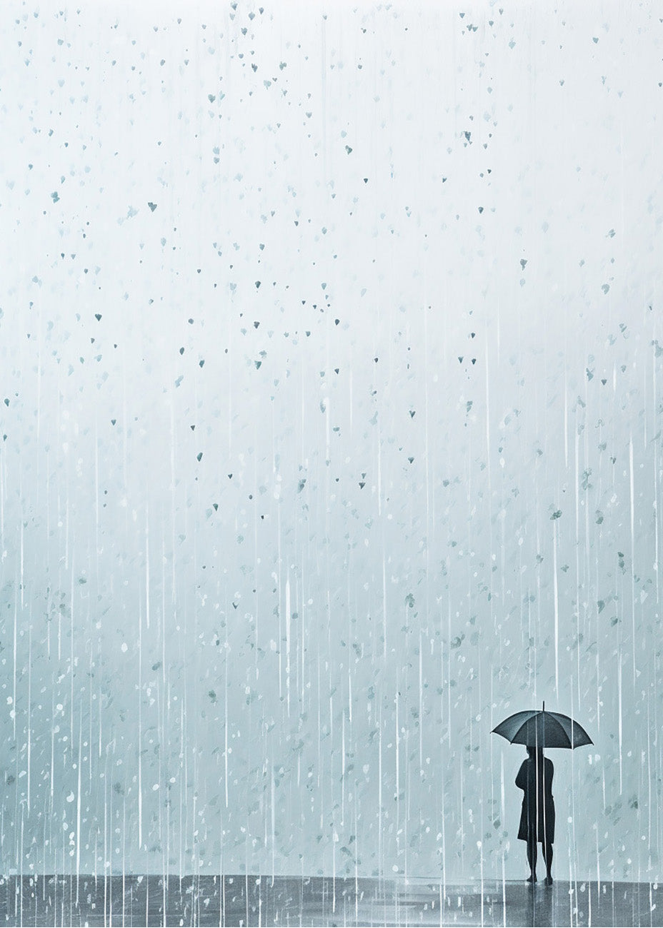 Cuadro Solo en la lluvia