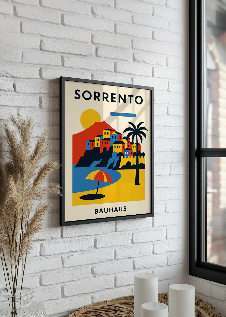 Cuadro Sorrento Poster Bauhaus