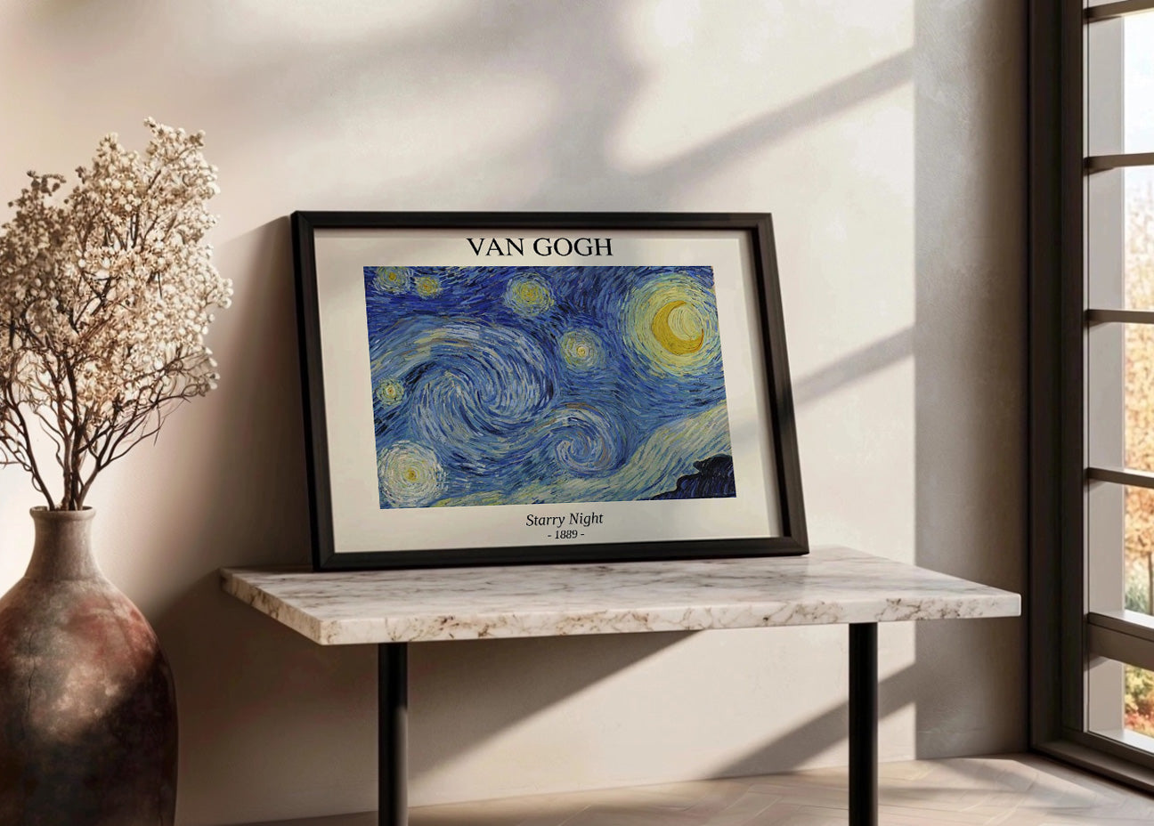Nuit étoilée - Recadrée (Van Gogh)