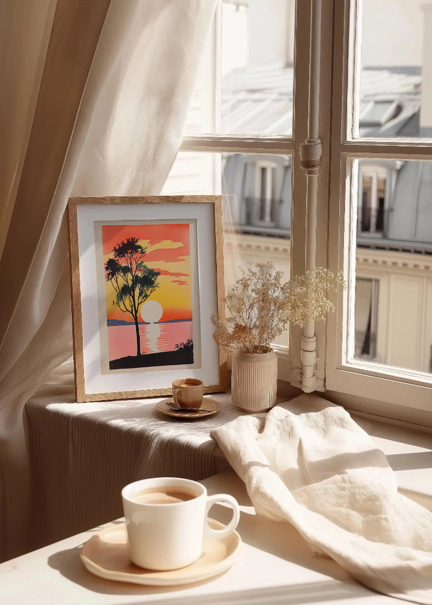 Cuadro Sunset in Matisse style