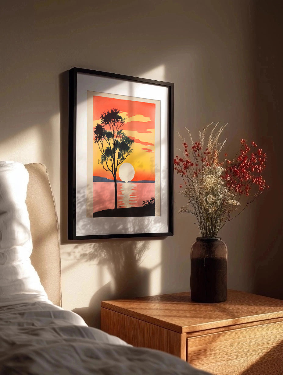 Cuadro Sunset in Matisse style