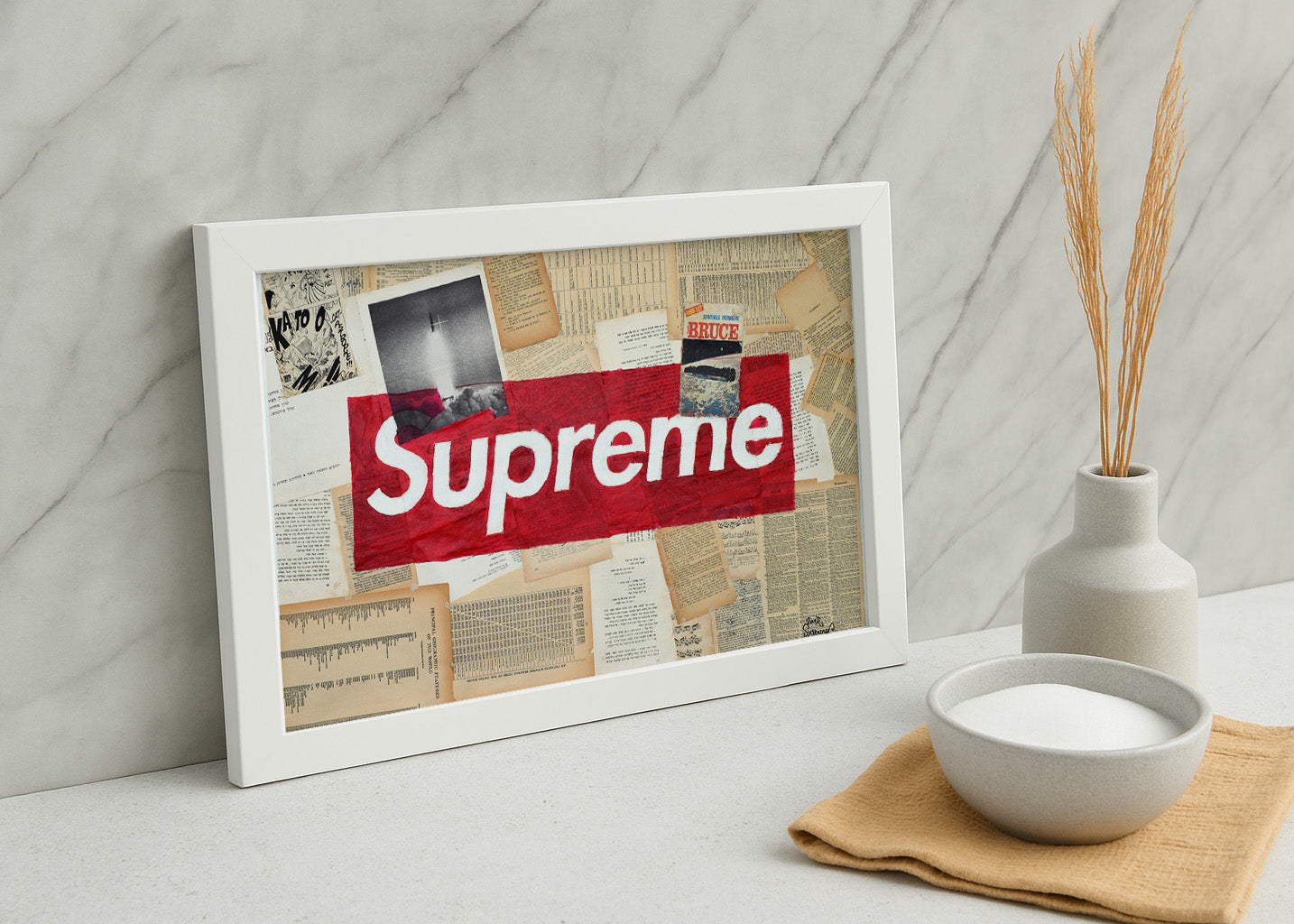 Cuadro Supreme collage