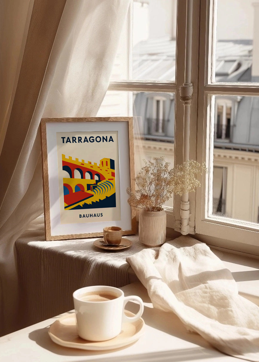 Cuadro Tarragona Poster Bauhaus