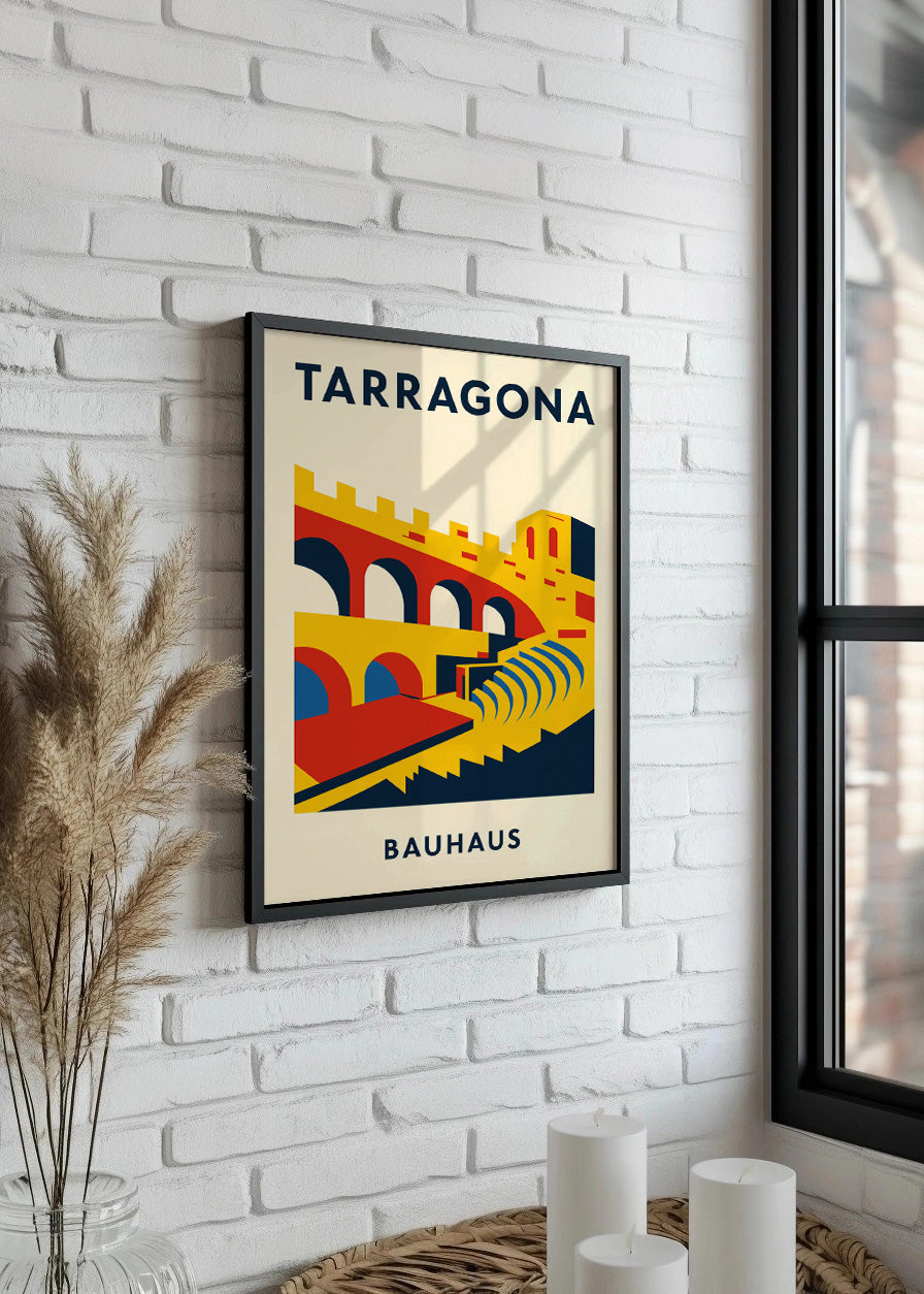 Cuadro Tarragona Poster Bauhaus