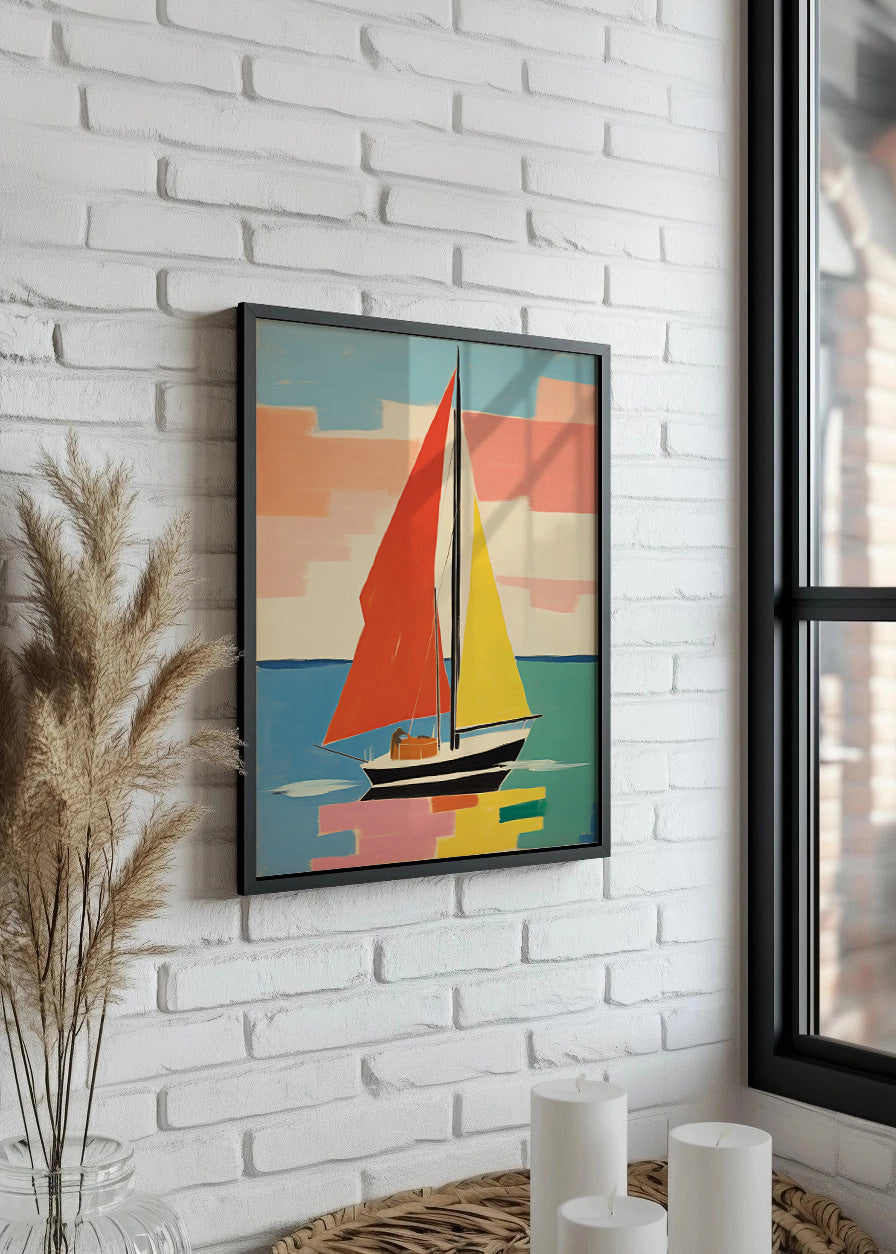 Cuadro Term sailboat