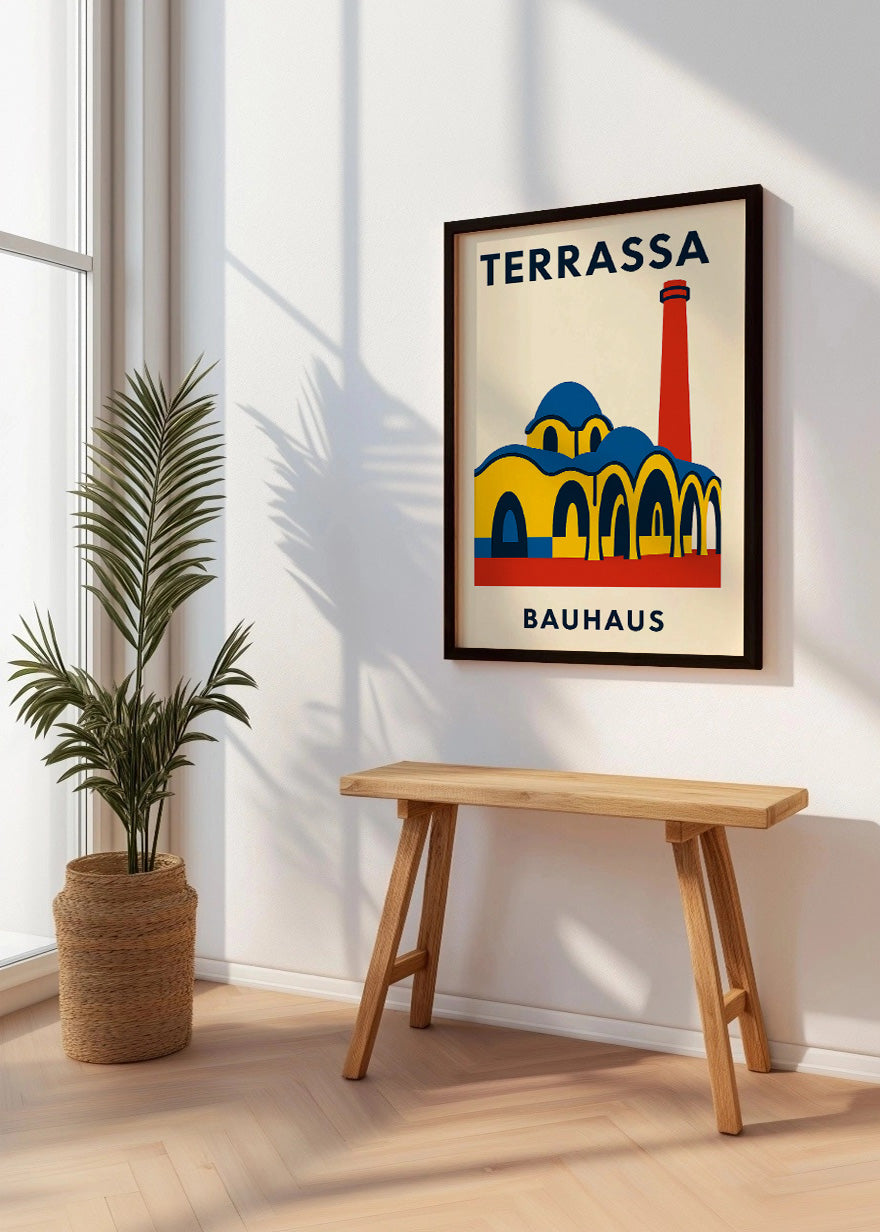 Cuadro Terrassa Poster Bauhaus
