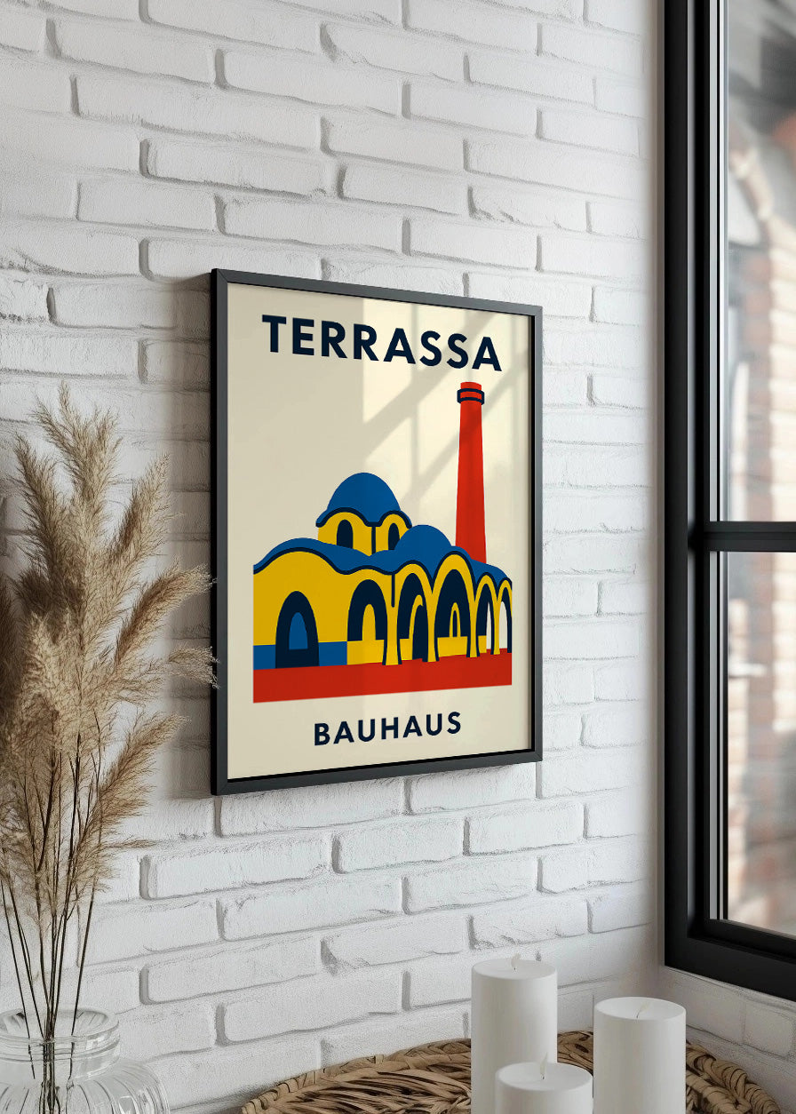 Cuadro Terrassa Poster Bauhaus