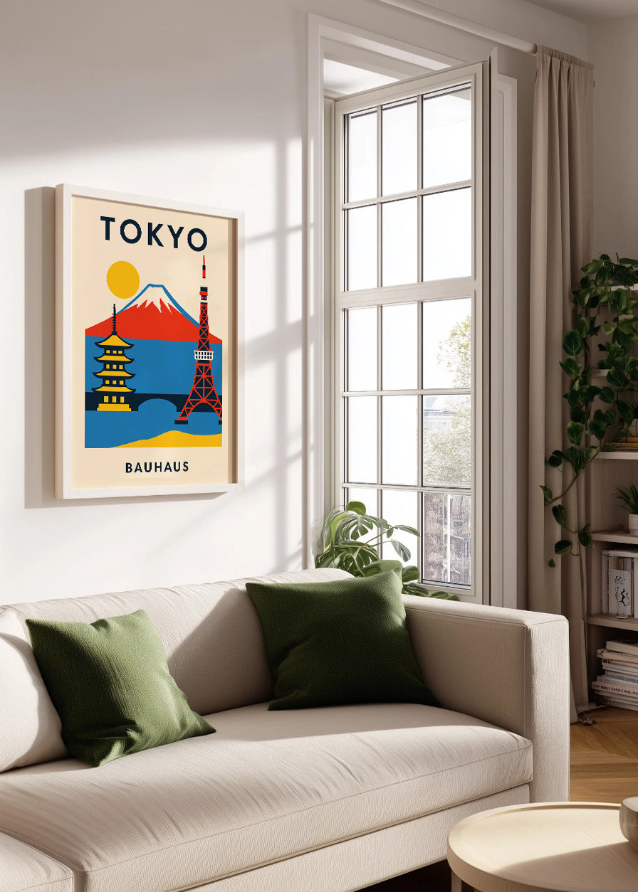 Cuadro Tokyo Poster Bauhaus