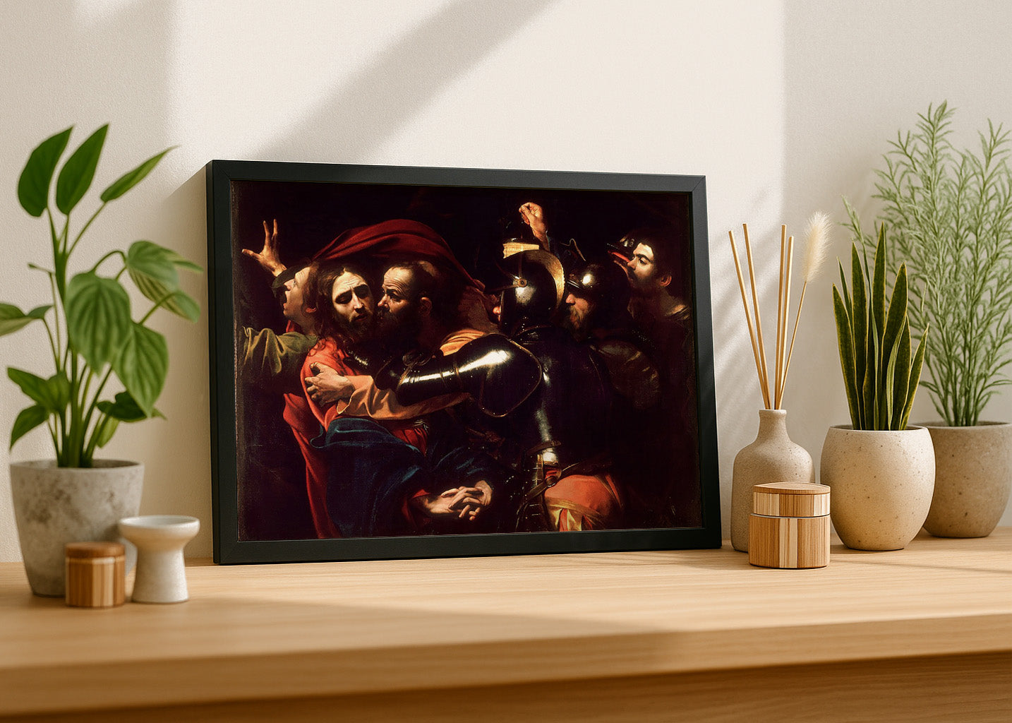 Cuadro Toma de Cristo (Caravaggio)