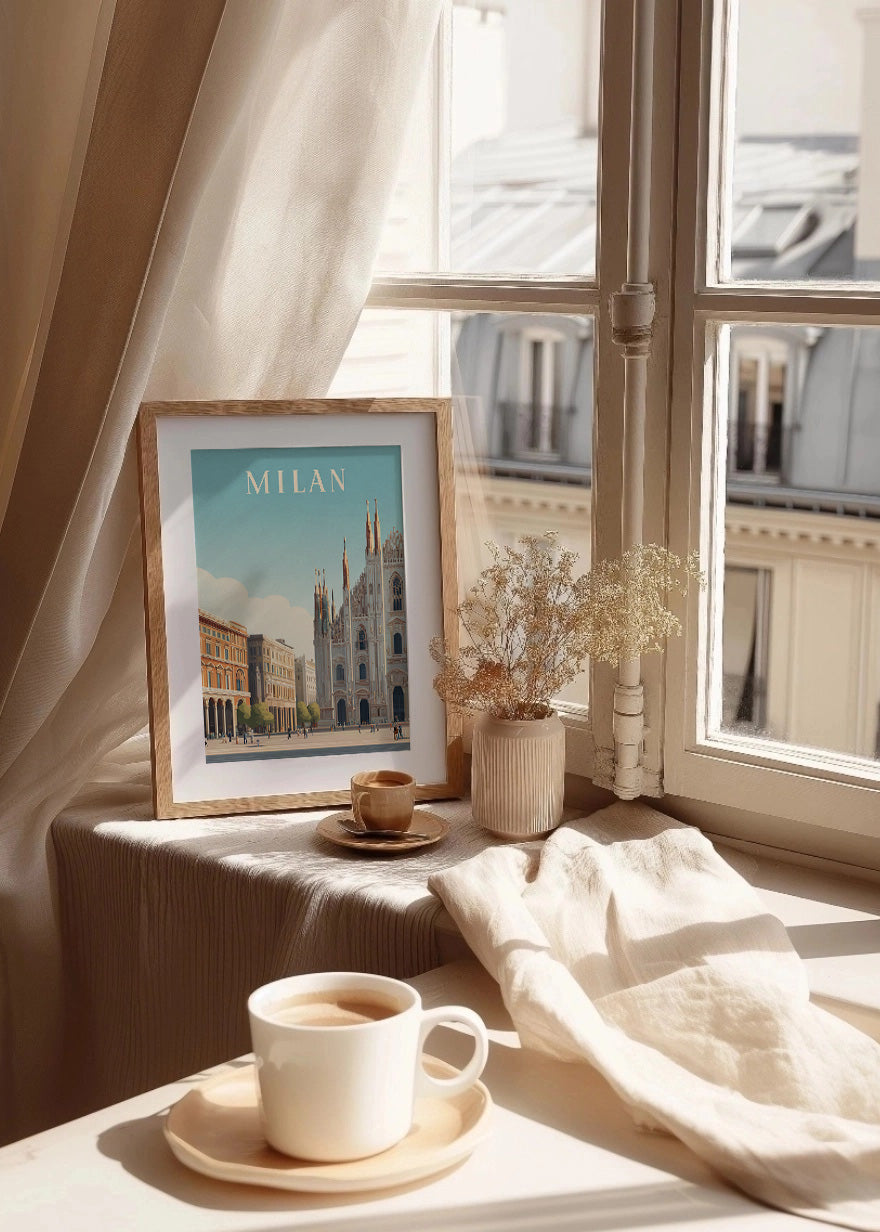 Cuadro Travel Milan City Poster