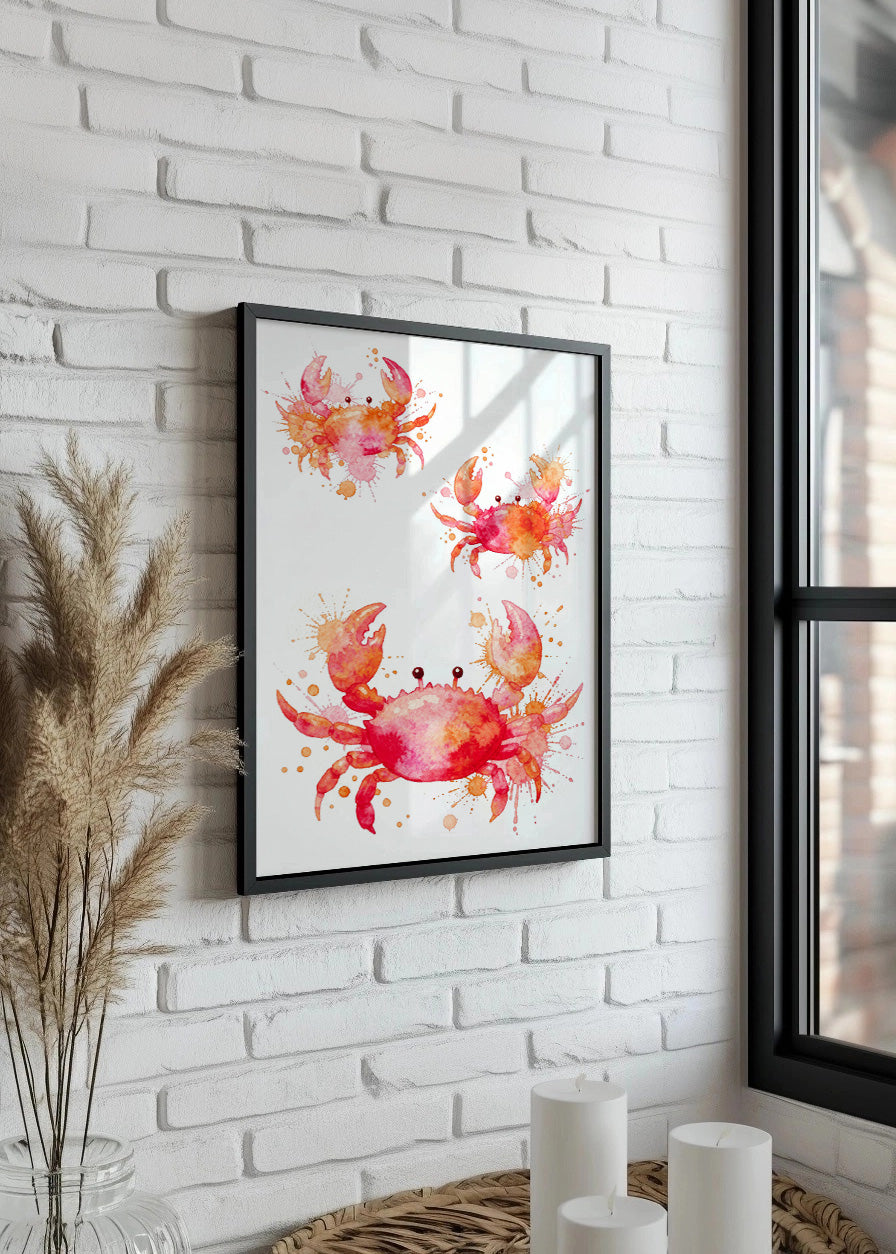 Cuadro Tres cangrejos