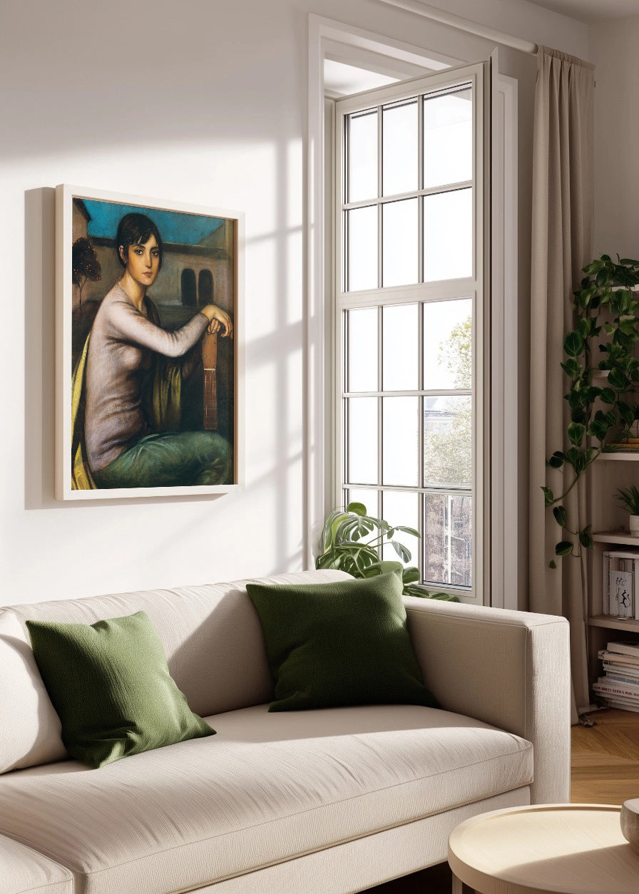 Cuadro Tristeza andaluza (Julio Romero de Torres)