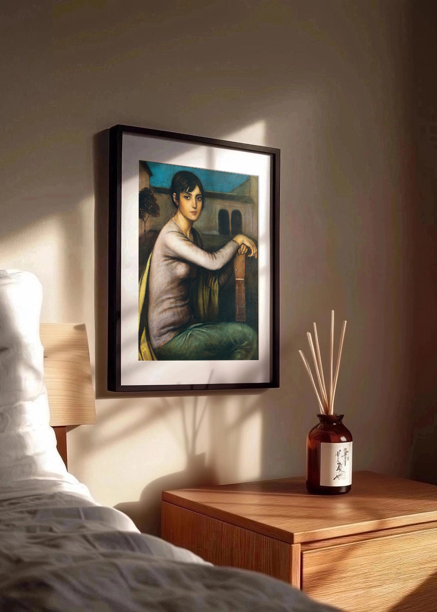 Cuadro Tristeza andaluza (Julio Romero de Torres)