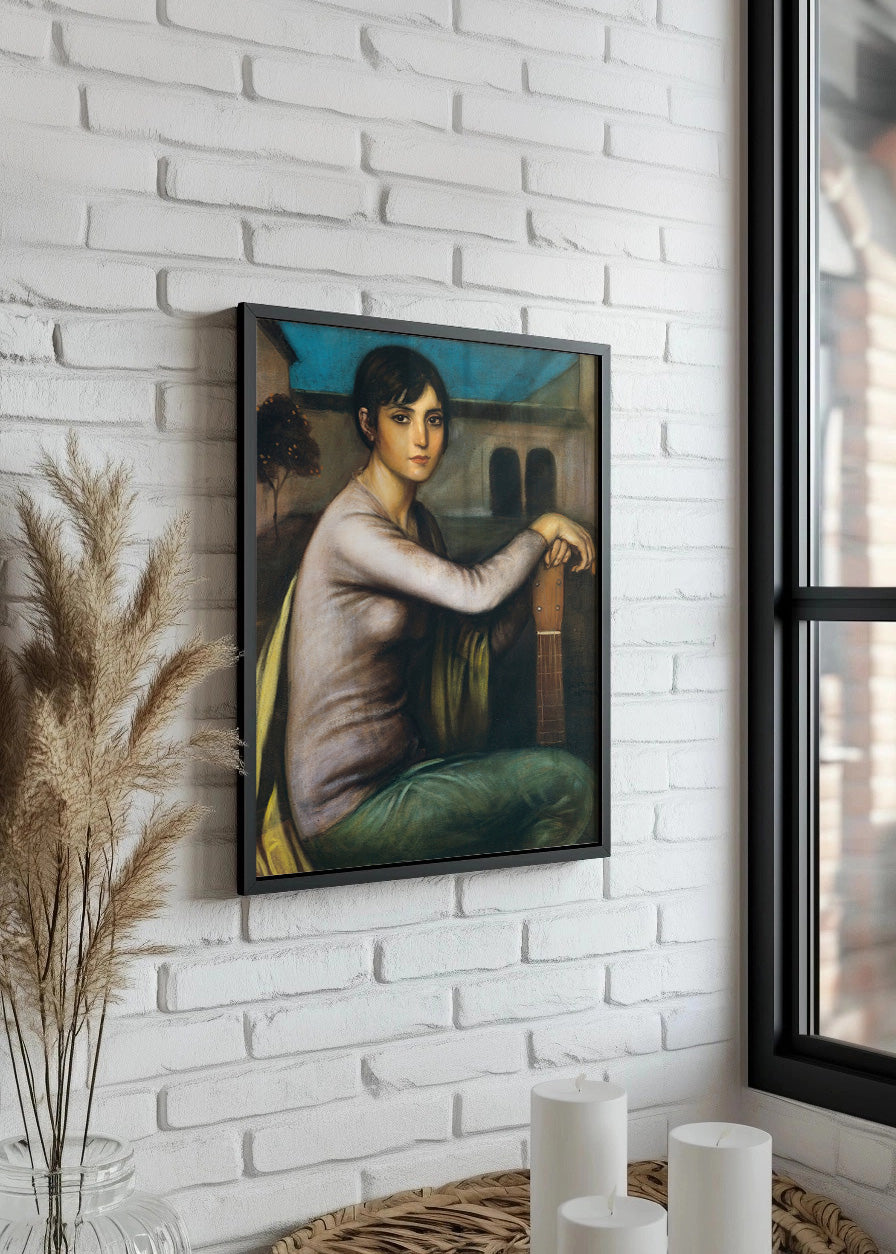 Cuadro Tristeza andaluza (Julio Romero de Torres)