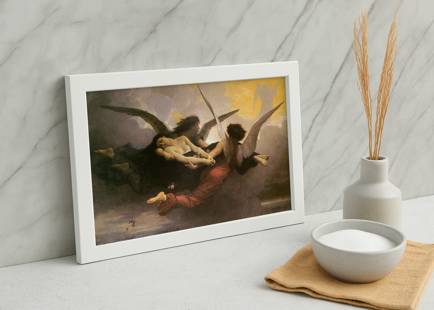 Cuadro Un alma llevada al cielo 1878 (Bouguereau)