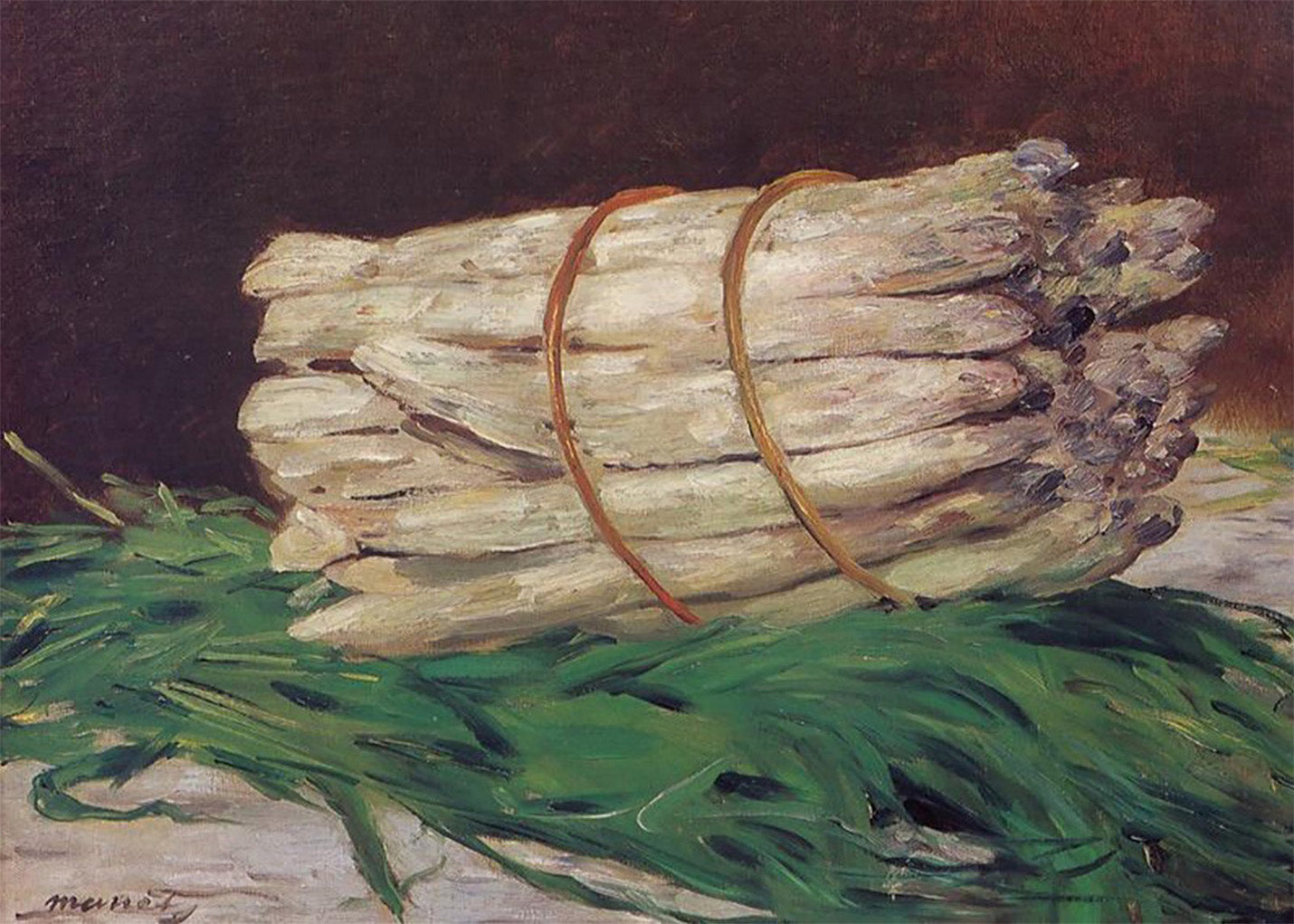 Cuadro Un manojo de espárragos (Edouard Manet)