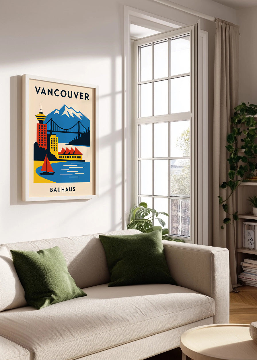 Cuadro Vancouver Poster Bauhaus