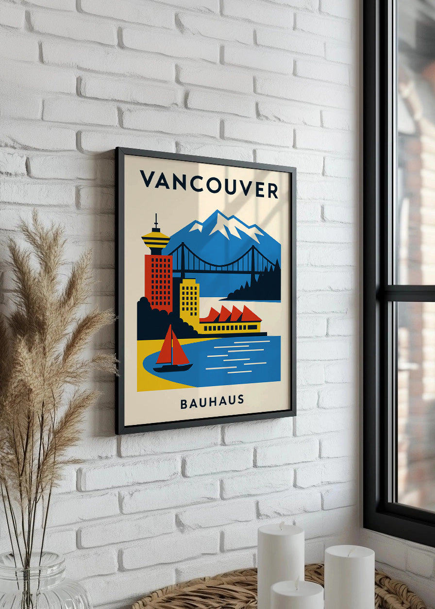 Cuadro Vancouver Poster Bauhaus