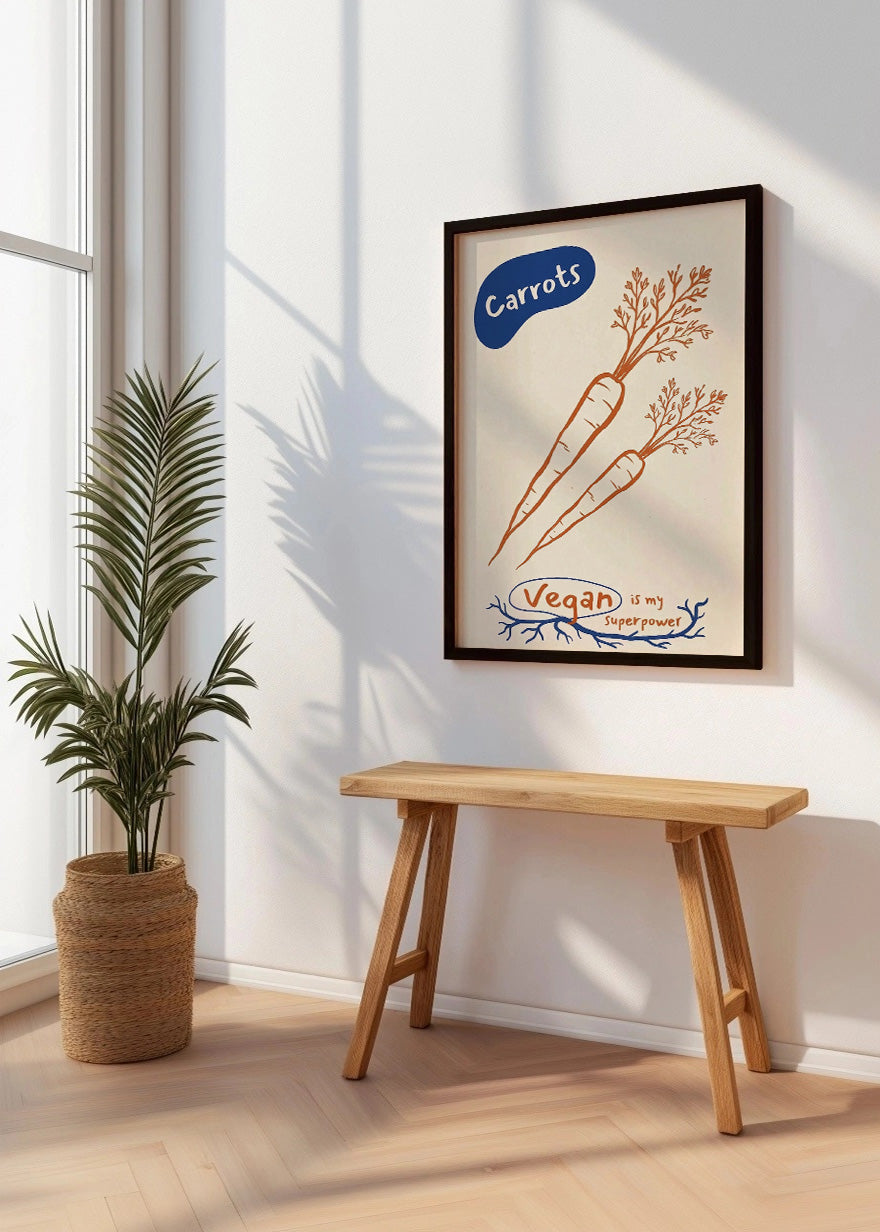 Cuadro Vegan - Decoración de cocina