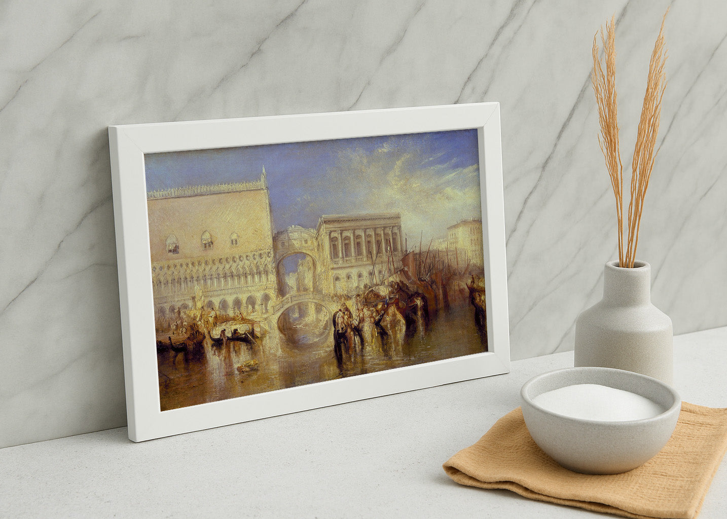 Cuadro Venecia, puesta de sol en la laguna (Turner)