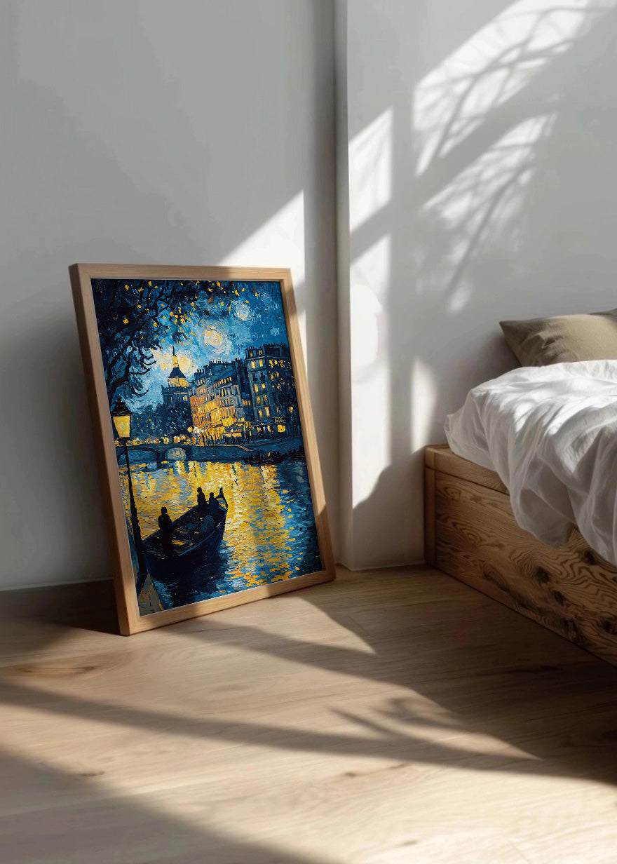 Cuadro Venecia estilo al Van Gogh