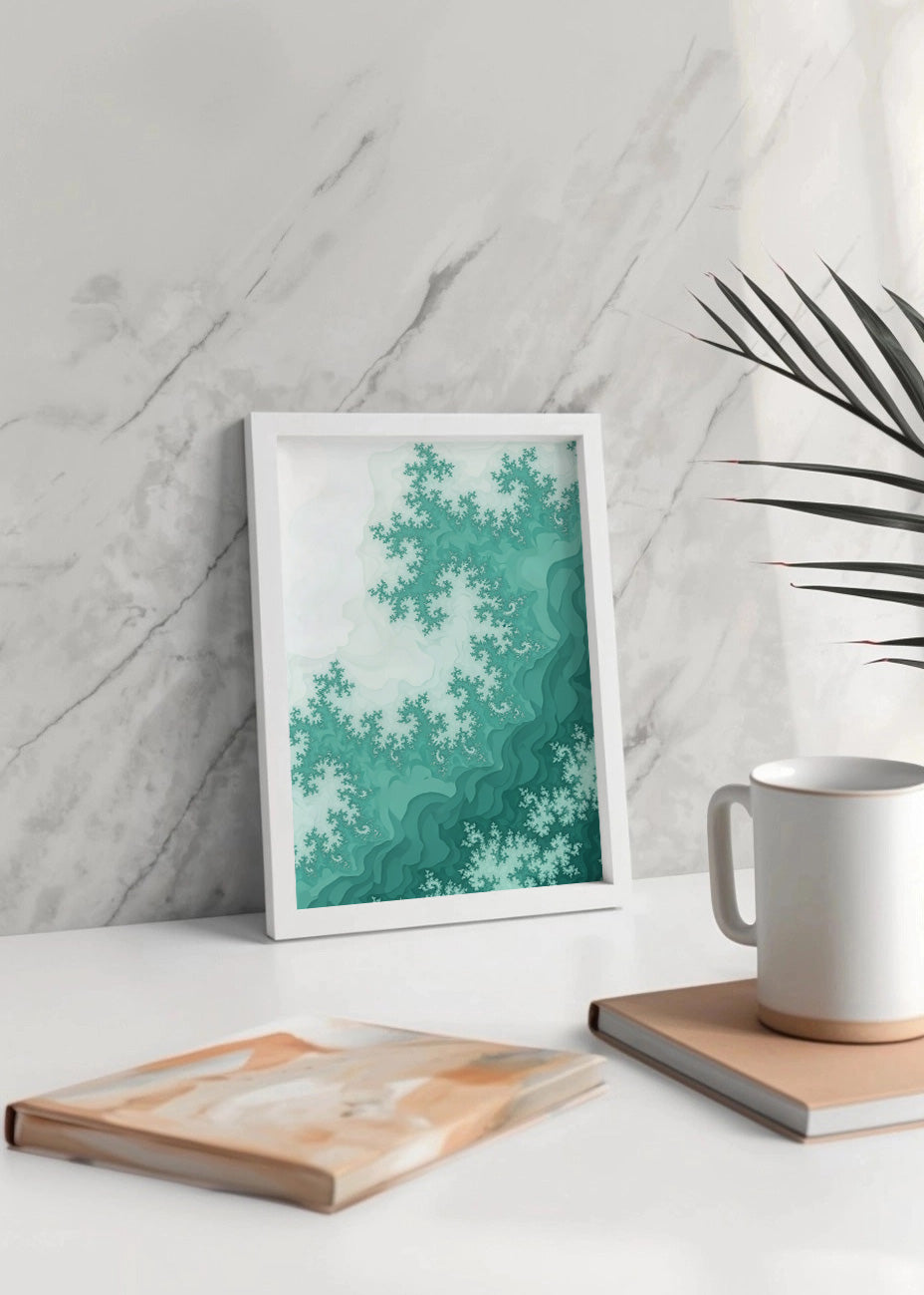 Cuadro Verde enramado