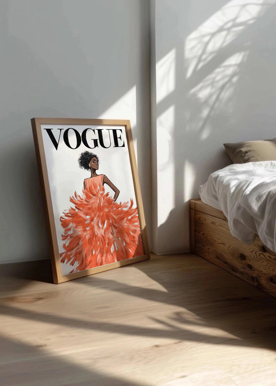 Cuadro Vestido Vogue