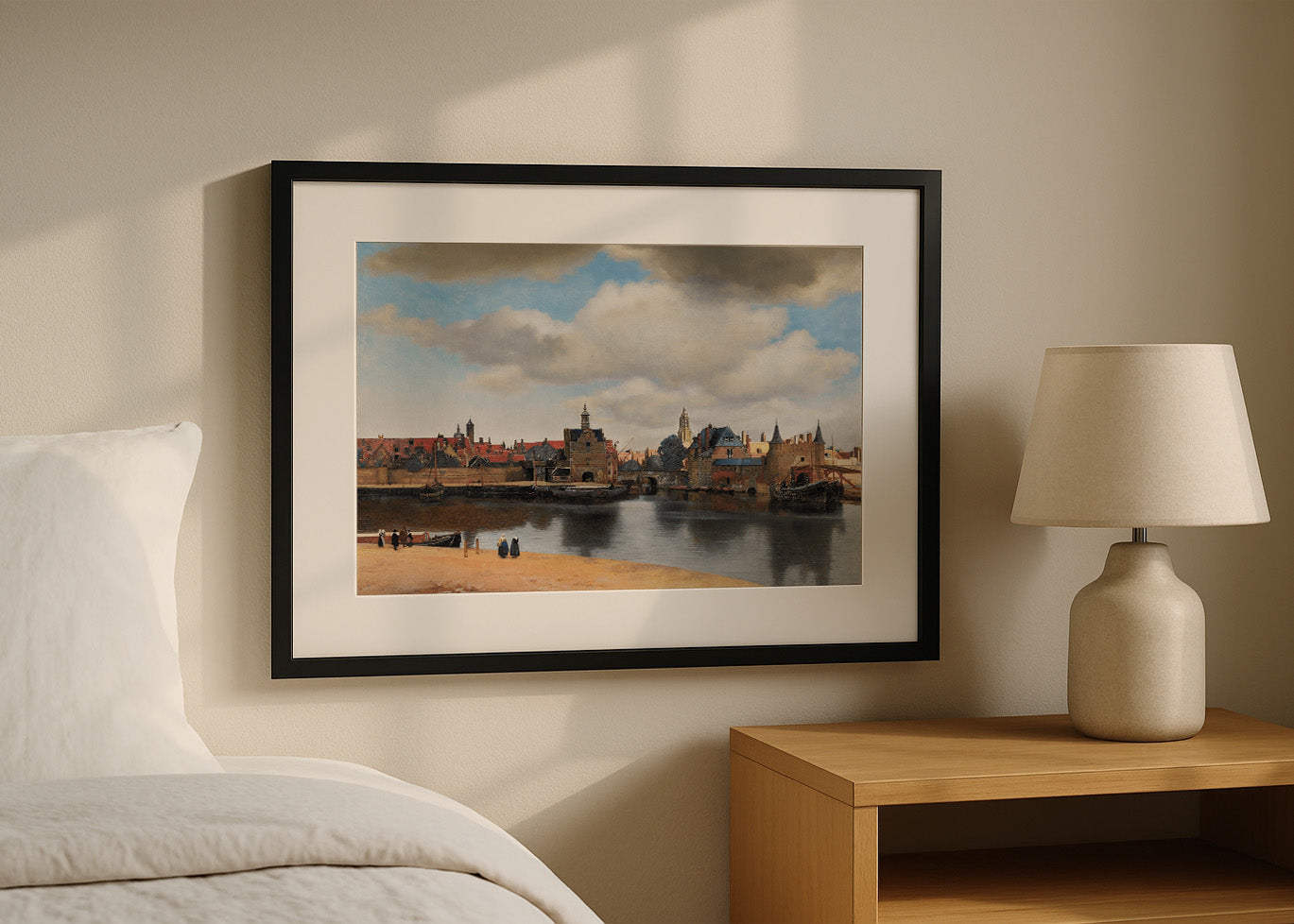 Cuadro Visita de Delft (Johannes Vermeer)