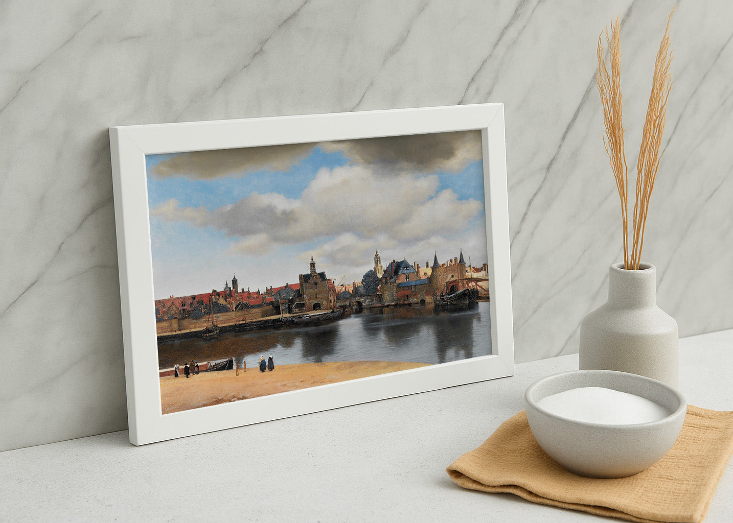 Cuadro Visita de Delft (Johannes Vermeer)