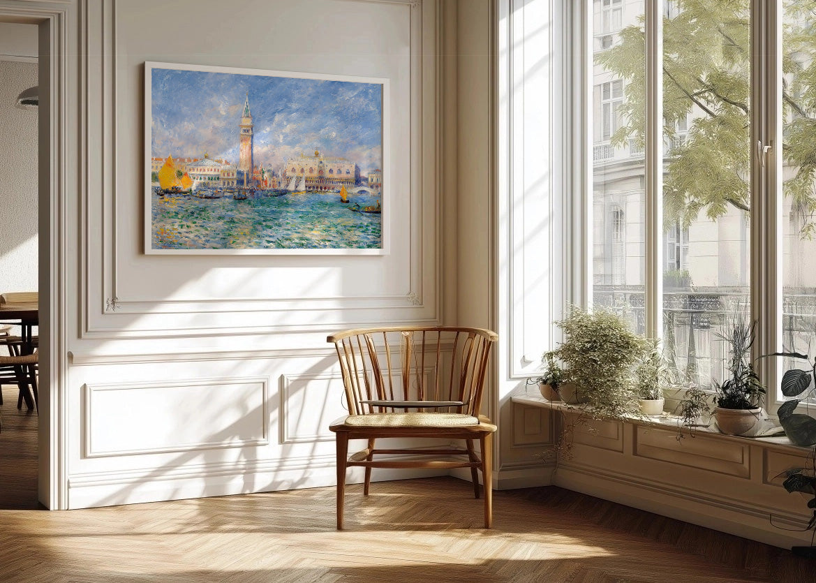 Cuadro Vista de Venecia - El palacio de los Dogos (Renoir)