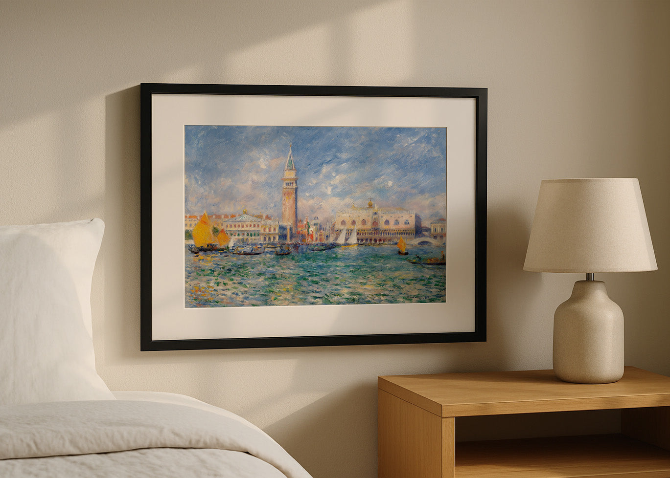Cuadro Vista de Venecia - El palacio de los Dogos (Renoir)
