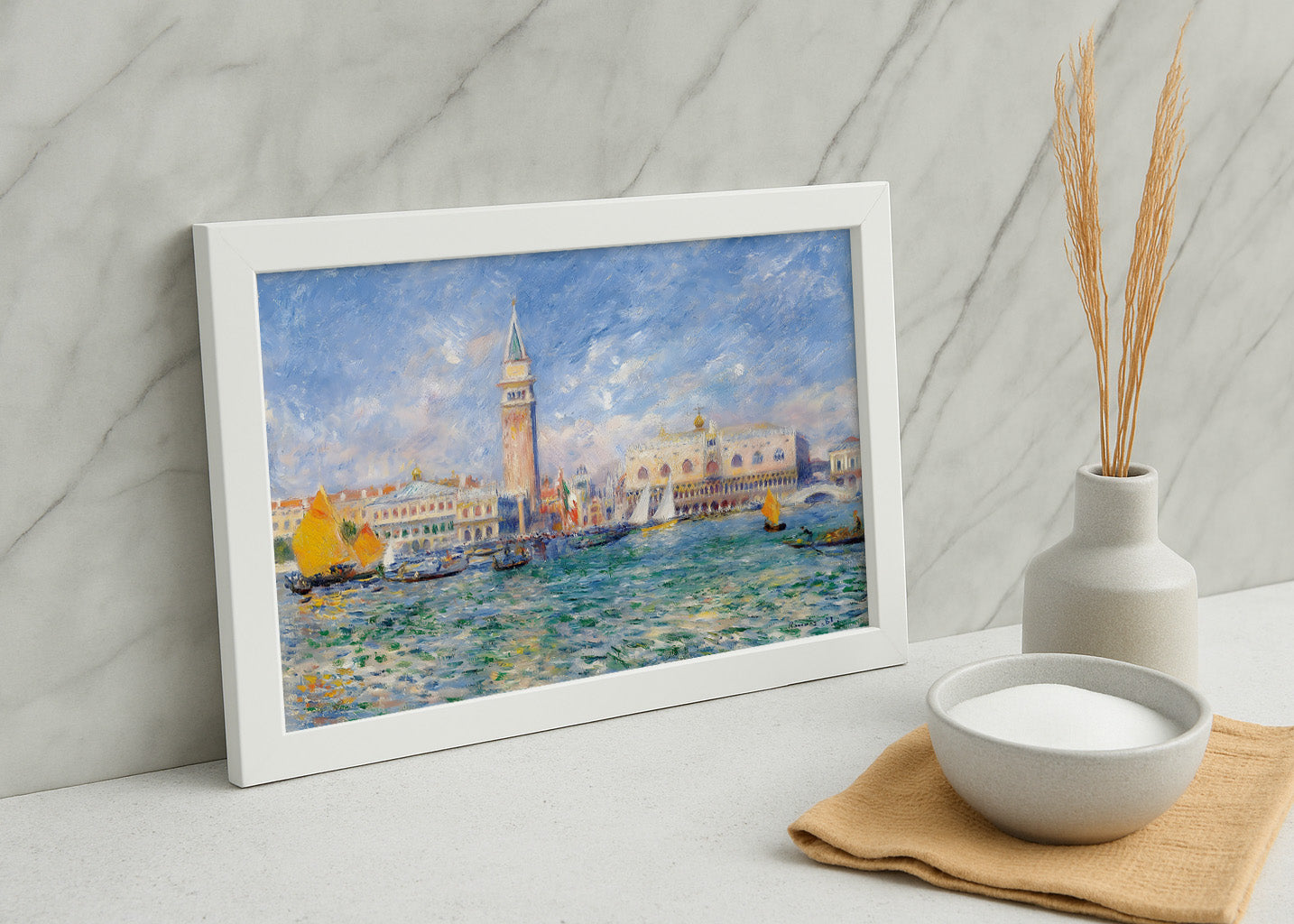 Cuadro Vista de Venecia - El palacio de los Dogos (Renoir)