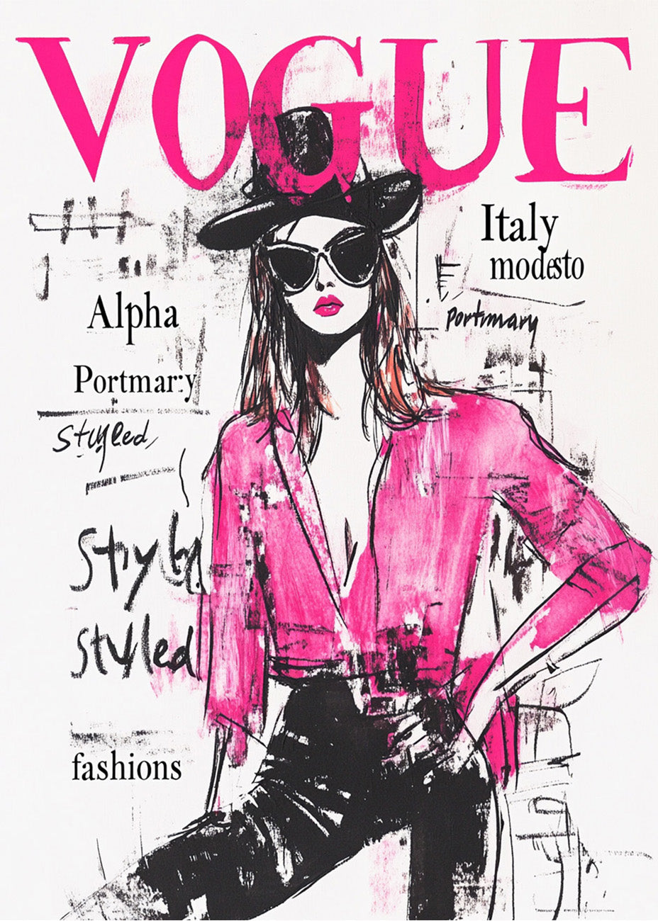 Cuadro Vogue de moda